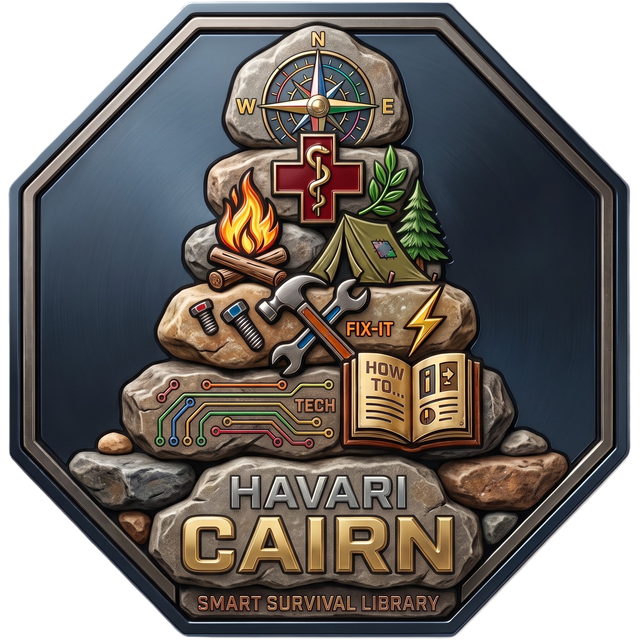 Havari Cairn - Smart Survival Library